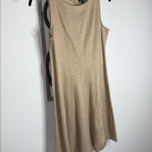 Apt 9 Gold short sleeve dress
